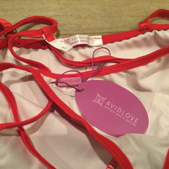 NWT Avidlove Christmas Babydoll Lingerie Size Large - Picture 8 of 8